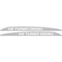 Bonnet Decals (Pair) - 70 Series (Pre-DPF) (2007-2016)
