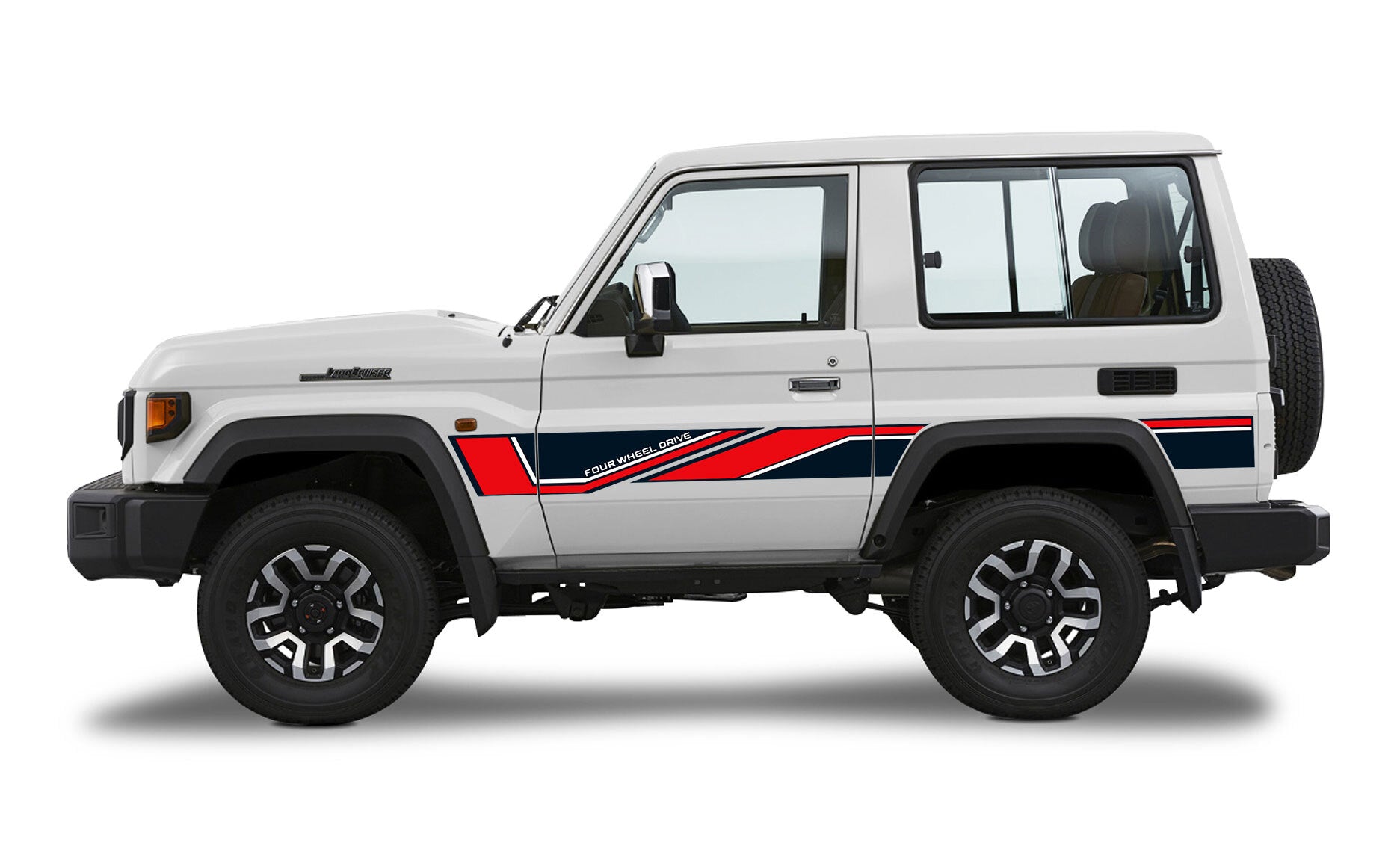 70 Series Land Cruiser Decal Body Stripe Kit (Barossa) -  71 Series (2023-)