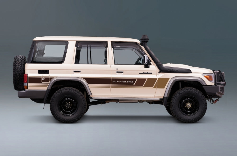 70 Series Land Cruiser Decal Body Stripe Kit (Cobar) - 76 Series (2007-)