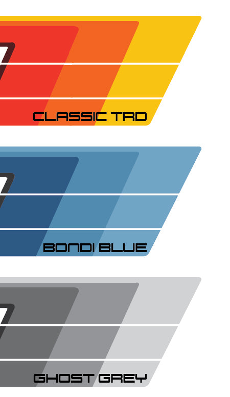 70 Series Land Cruiser Decal Body Stripe Kit (Tweed) - 79 Series Dual Cab (2012-)