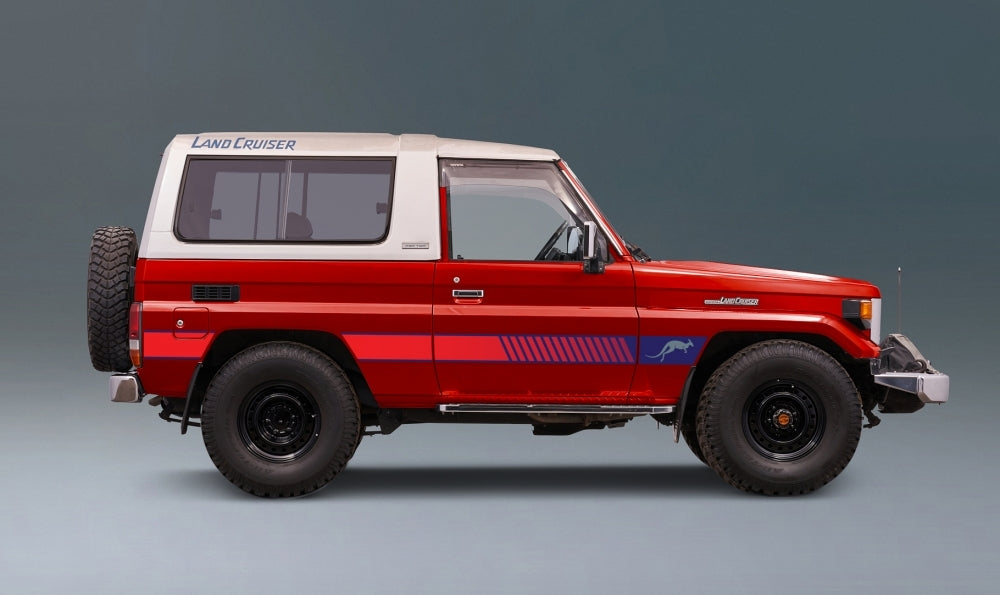 70 Series Land Cruiser Decal Body Stripe Kit (Uluru) - 73/74 Series (1984–1990)