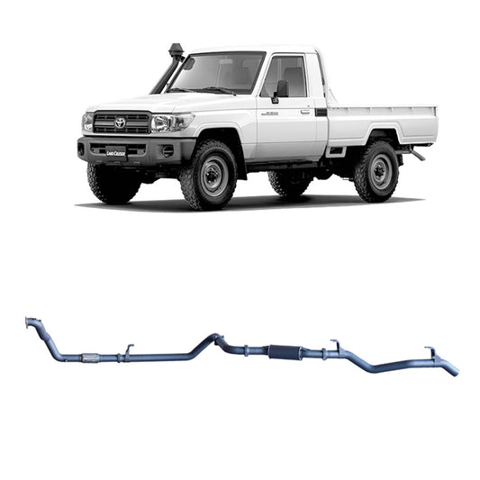 70 Series Land Cruiser Extreme Duty Exhaust - 79 Series 4.2L 1HZ (10/1999 - 01/2007)