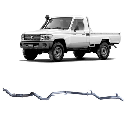 70 Series Land Cruiser Extreme Duty Exhaust - 79 Series Single Cab (03/2007 - 10/2016)