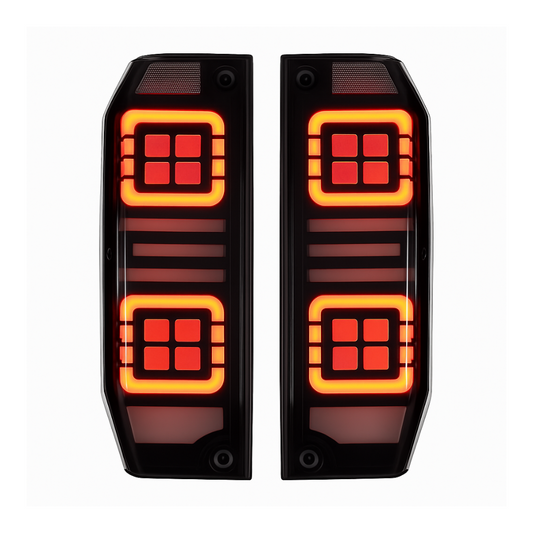 Toyota Land Cruiser LED Tail Lights Pro (78 Series Troopy) (Pair)